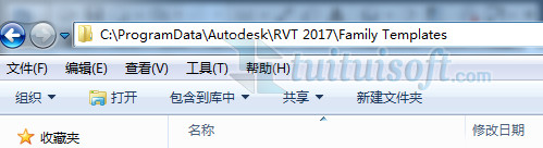 REVIT2017 族样板文件、项目样板文件、自带族库下载