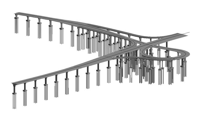 BIM立交模型 BIM立交模型