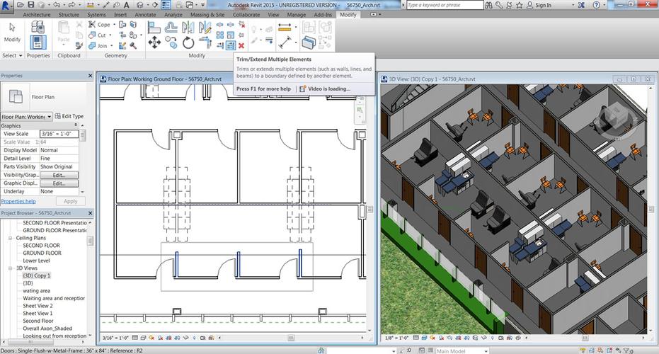 操作Revit