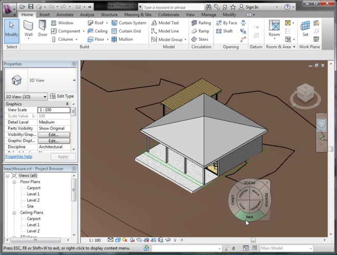 操作Revit