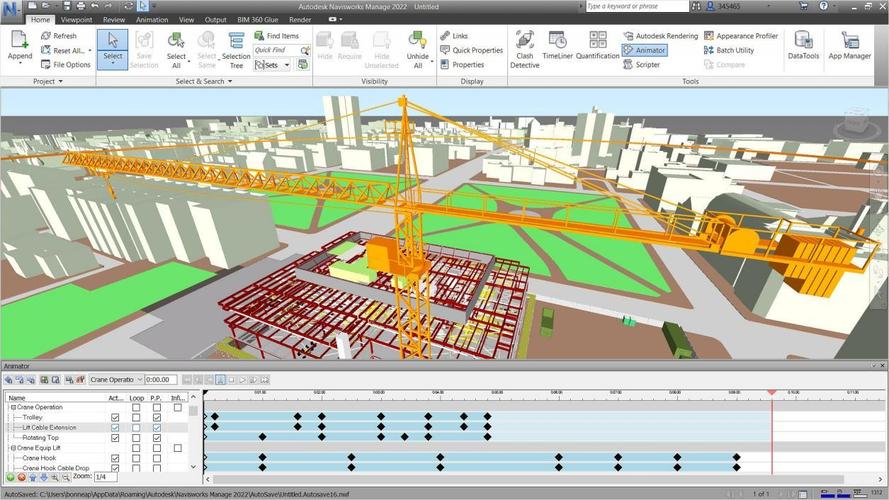 制作Bim施工动画软件 - BIM,Reivt中文网