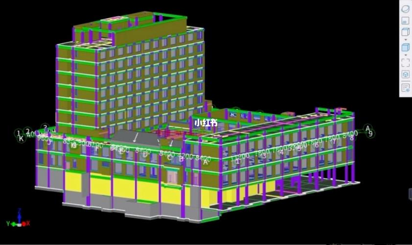 广联达办公大厦采用BIM技术进行建模 - BIM,Reivt中文网