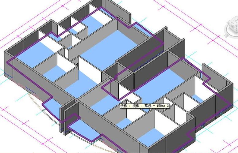 Revit软件设计的楼板体积 - BIM,Reivt中文网