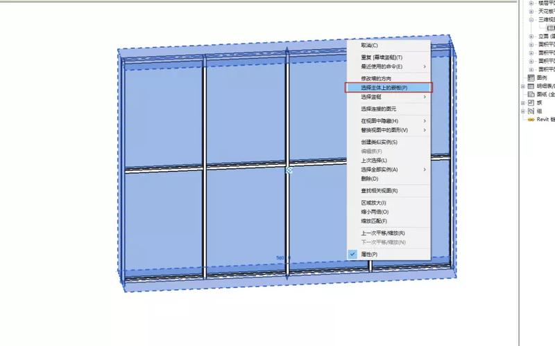 如何解决Revit软件中幕墙嵌板选择问题 - BIM,Reivt中文网