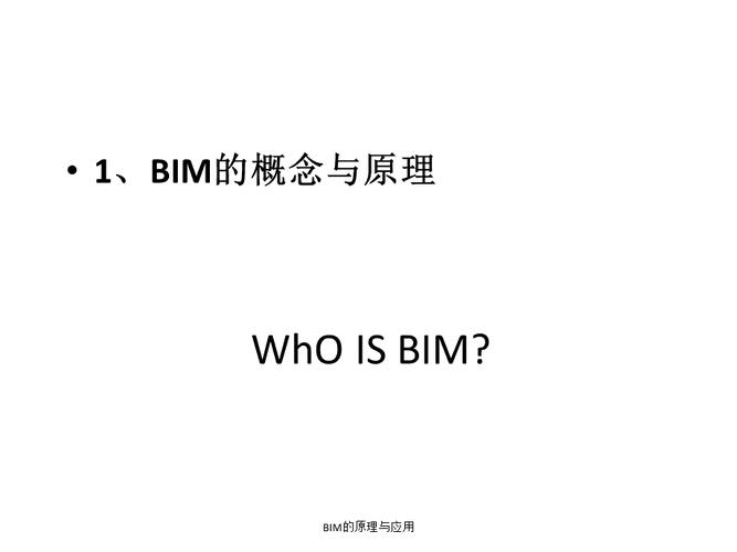 BIM技术原理与应用的课后习题