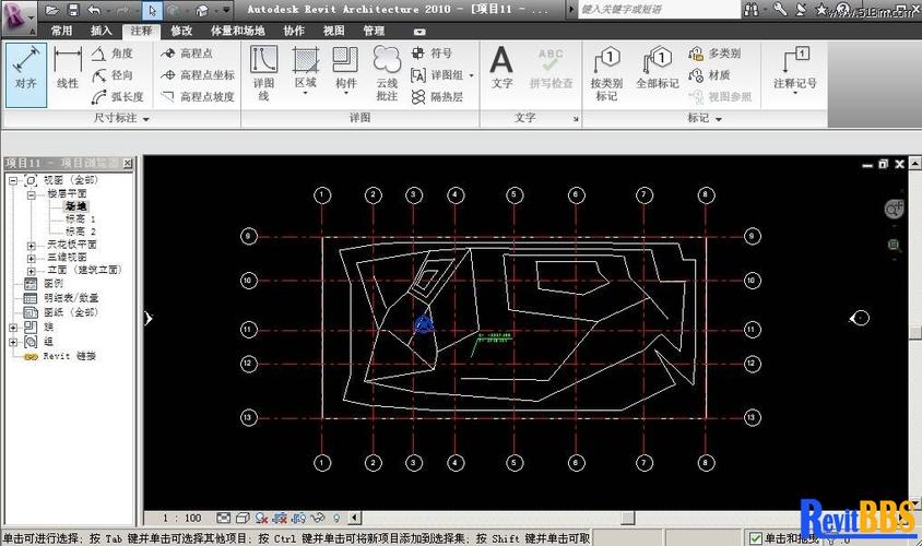 Revit中无法显示平面图轴网 - BIM,Reivt中文网
