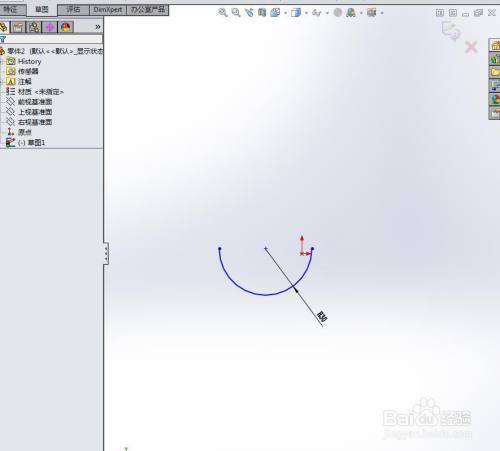 如何在SolidWorks中测量圆弧的半径 - BIM,Reivt中文网