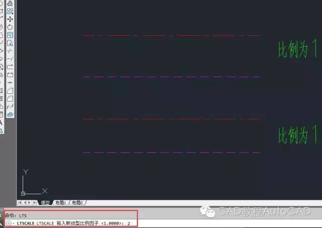 无论如何调整,CAD线型比例都无法显示