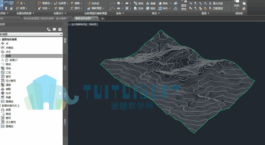 使用Revit生成地形的方法 - BIM,Reivt中文网