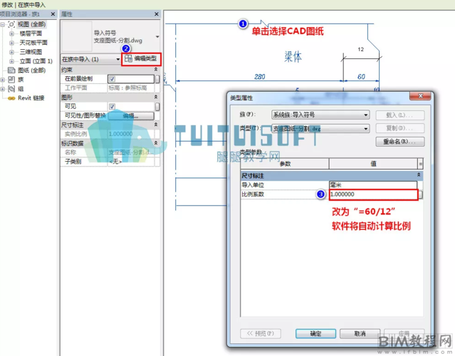 Revit绘图比例设置不准确 - BIM,Reivt中文网