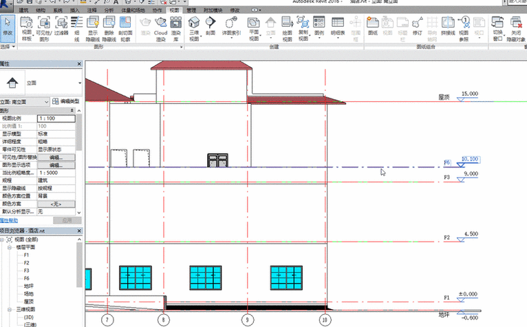 如何绘制revit2018中的标高 - BIM,Reivt中文网