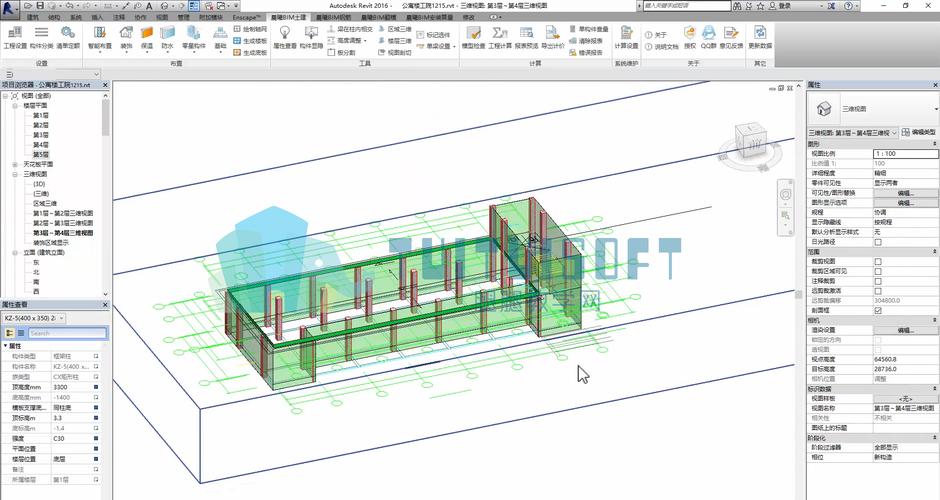 BIM设计软件的楼层平面不可见 - BIM,Reivt中文网