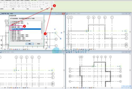 使用Revit创建轴网的步骤 - BIM,Reivt中文网