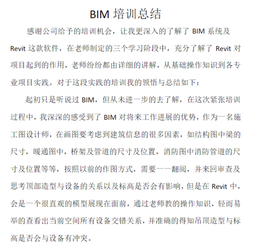 总结BIM培训经验 - BIM,Reivt中文网