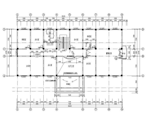 绘制CAD建筑平面图的简单步骤 - BIM,Reivt中文网