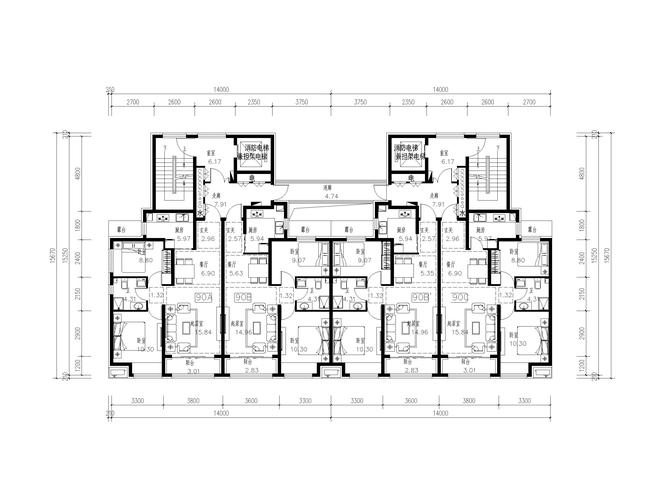 CAD建筑平面图图片资源 - BIM,Reivt中文网
