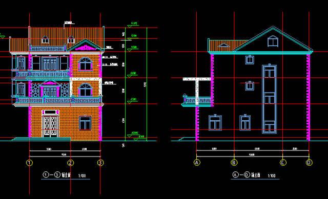 高清CAD建筑平面图图纸 - BIM,Reivt中文网