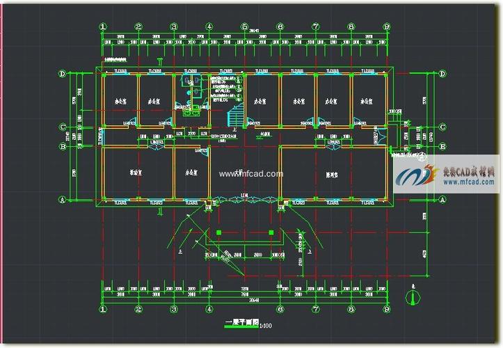 AutoCAD建筑设计平面图 - BIM,Reivt中文网