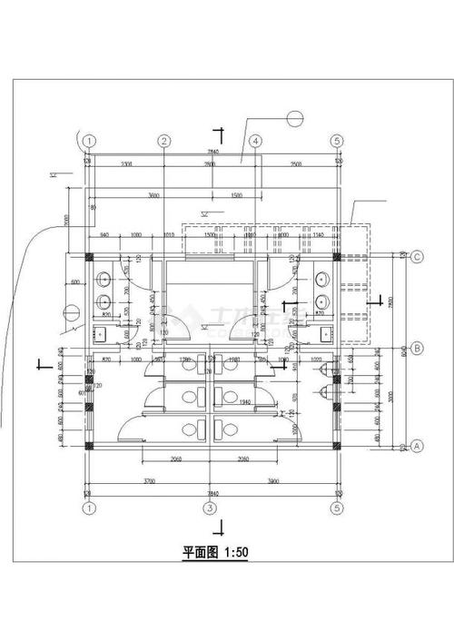 如何阅读公共厕所的平面图？ - BIM,Reivt中文网