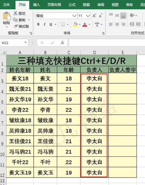 提高Excel填充效率：快捷键和快速向下填充技巧 - BIM,Reivt中文网
