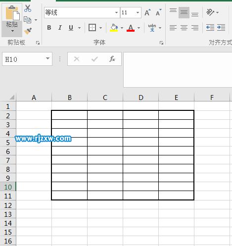 如何自定义Excel表格边框粗细及加粗效果 - BIM,Reivt中文网
