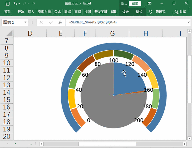 如何制作Excel仪表盘分析图来显示油箱数据 - BIM,Reivt中文网