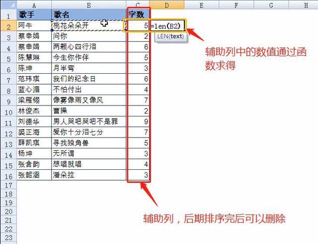 如何使用Excel统计字符串中字符的数量及计算字符串内字符的数量 - BIM,Reivt中文网