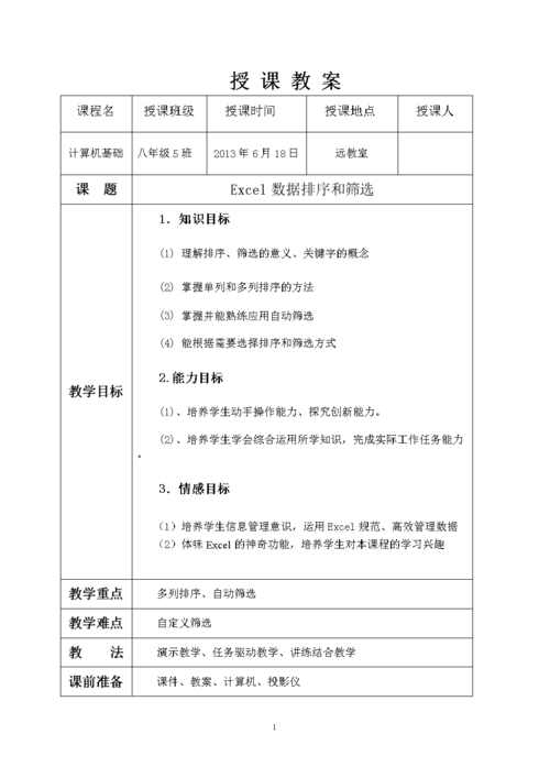 精简教案：Excel与PowerPoint课程教案 - BIM,Reivt中文网