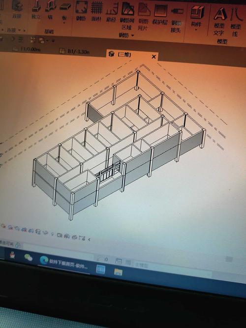 无法在Revit建筑中正确显示墙体的三维视图 - BIM,Reivt中文网