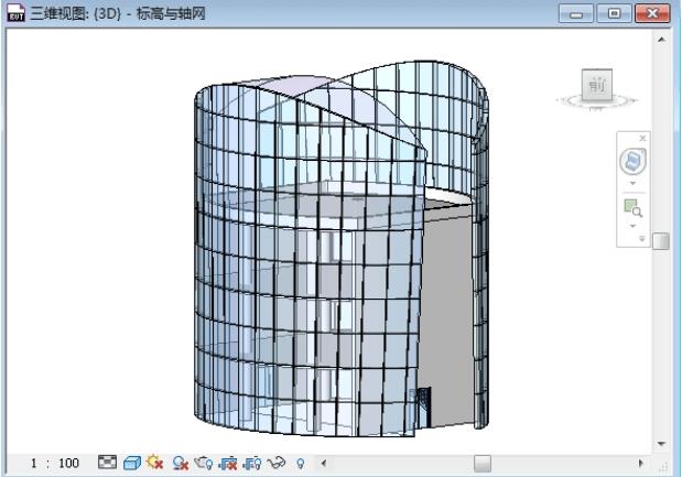 使用Revit软件绘制幕墙 - BIM,Reivt中文网