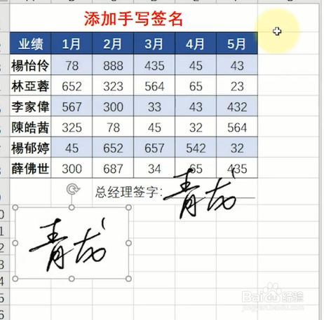 Excel电子表格签名教程：快速完成签名 - BIM,Reivt中文网