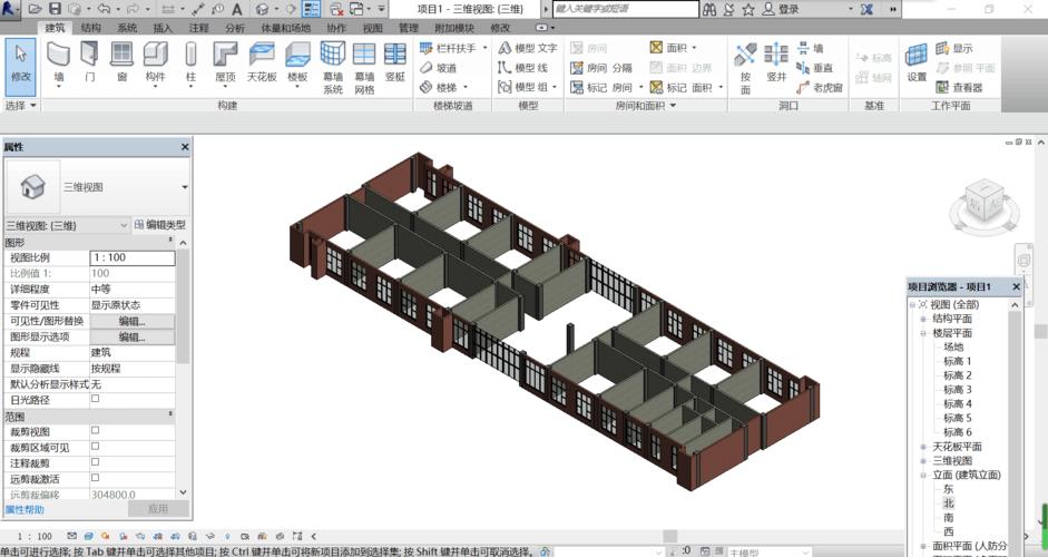如何使在Revit中绘制的墙立面可见 - BIM,Reivt中文网