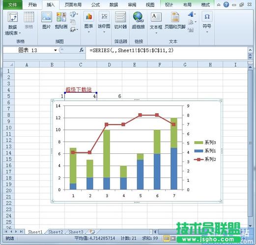Excel图表制作方法：如何设置双纵坐标和双坐标轴 - BIM,Reivt中文网
