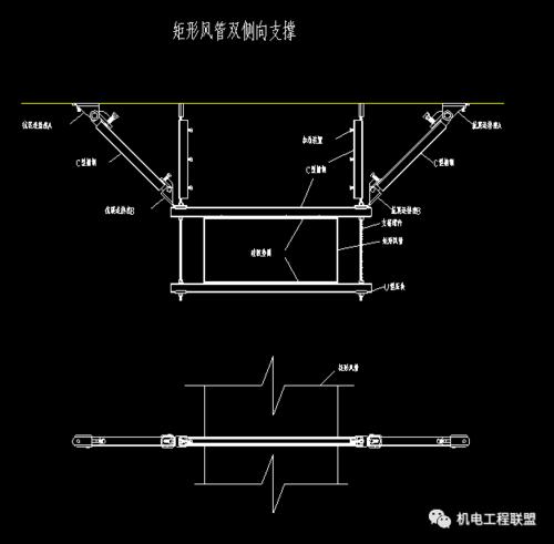 CAD绘制室外架空煤气道管单层支架图例的技巧与方法 - BIM,Reivt中文网