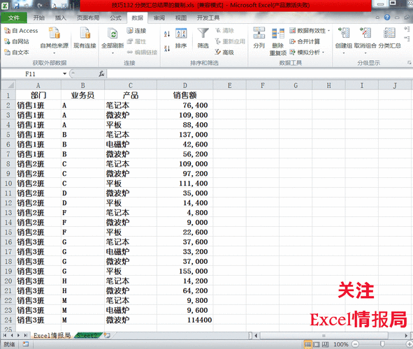 提升数据提取效率：分类汇总数据、按条件提取Excel数据 - BIM,Reivt中文网