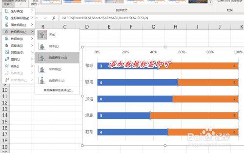 如何在Excel表格中优化数据条的百分比显示 - BIM,Reivt中文网