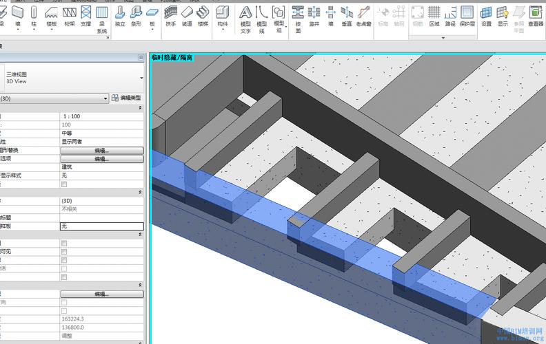 解决Revit软件中墙柱重叠问题 - BIM,Reivt中文网
