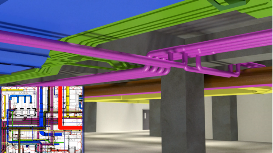 管道施工中的BIM技术应用 - BIM,Reivt中文网