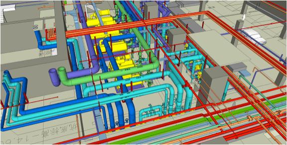 机房工程BIM建模管线排布的原则有哪些？ - BIM,Reivt中文网