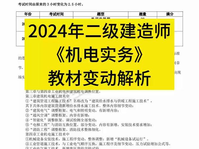 2024年机电二建教材的变化有哪些 - BIM,Reivt中文网