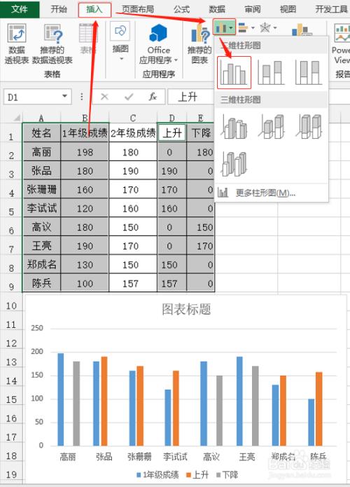 如何使用Excel生成柱状图 - BIM,Reivt中文网