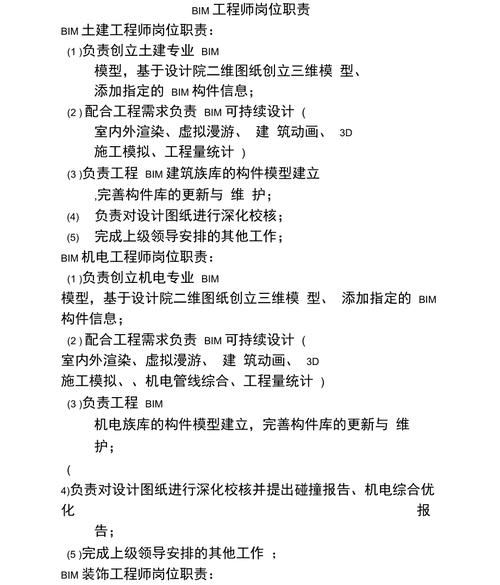 BIM工程师的职责和资质是什么 - BIM,Reivt中文网