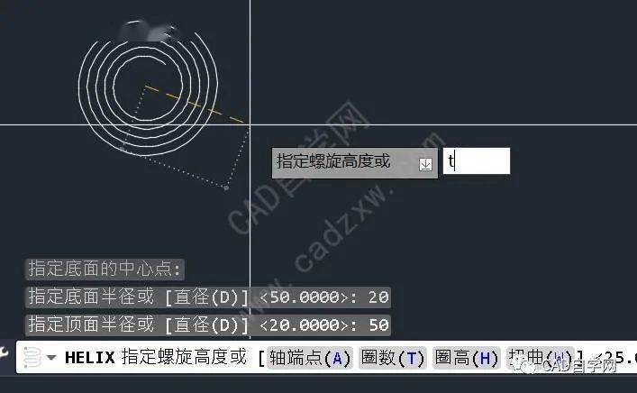 如何利用CAD绘制螺旋线 如何利用CAD绘制螺旋线 - BIM,Reivt中文网