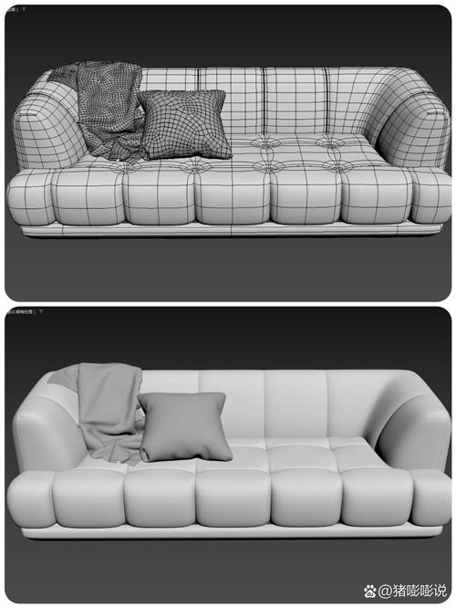 如何制作3DMax沙发模型 如何制作3DMax沙发模型 - BIM,Reivt中文网