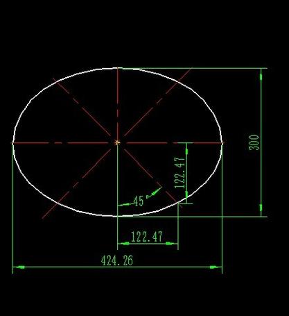 CAD绘制固定尺寸椭圆的技巧 CAD绘制固定尺寸椭圆的技巧 - BIM,Reivt中文网