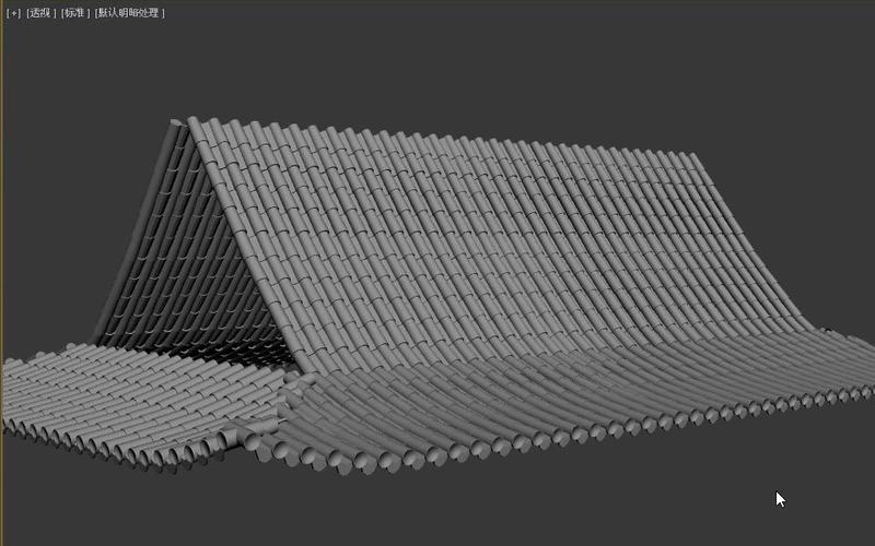3DMax制作瓦片模型的简易教程 3DMax制作瓦片模型的简易教程 - BIM,Reivt中文网