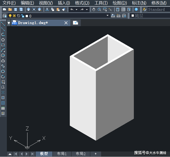 如何在CAD2014中绘制长方体 - BIM,Reivt中文网