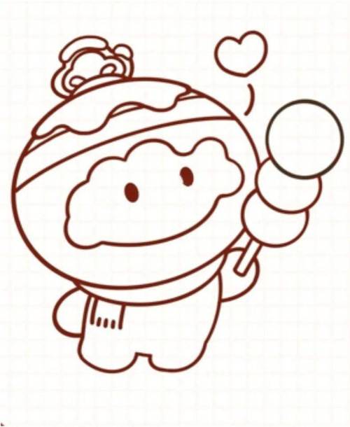 如何使用CAD绘制雪容融的简笔画图纸 - BIM,Reivt中文网