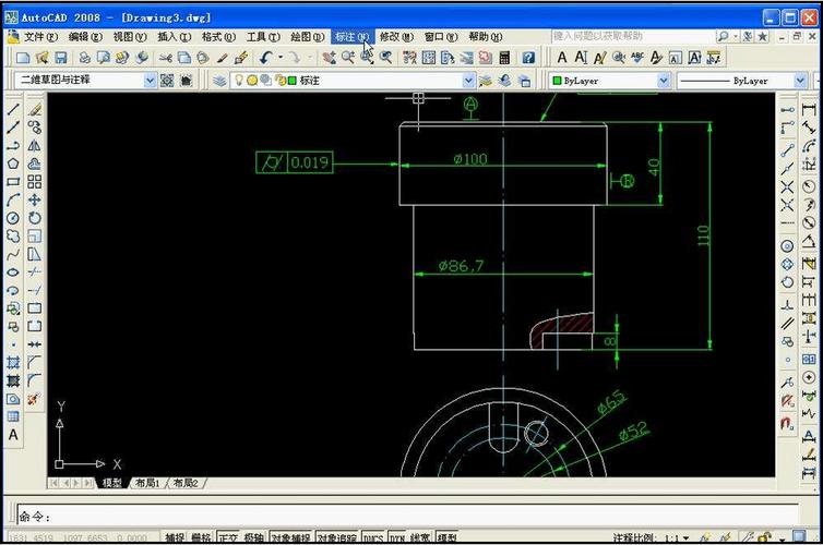 如何在CAD中标注2×Φ20? 如何在CAD中标注2×Φ20? - BIM,Reivt中文网