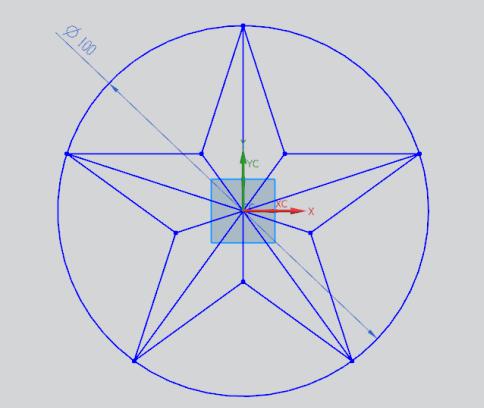五角星绘制方法在CAD中的定数等分优化方案 五角星绘制方法在CAD中的定数等分优化方案 - BIM,Reivt中文网